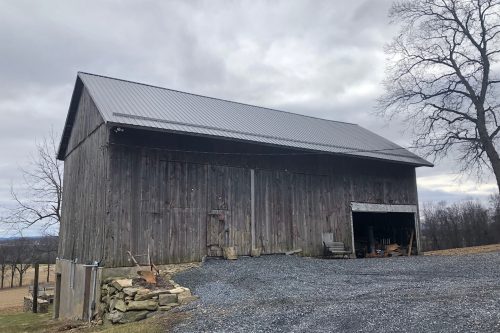barn before restoration
