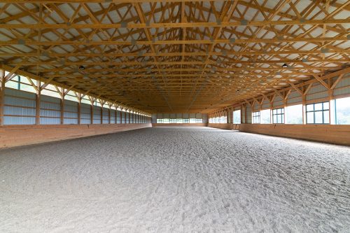 horse barn remodeled interior