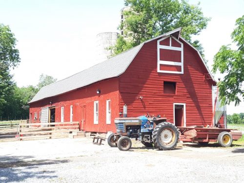 red pole barn restoration project